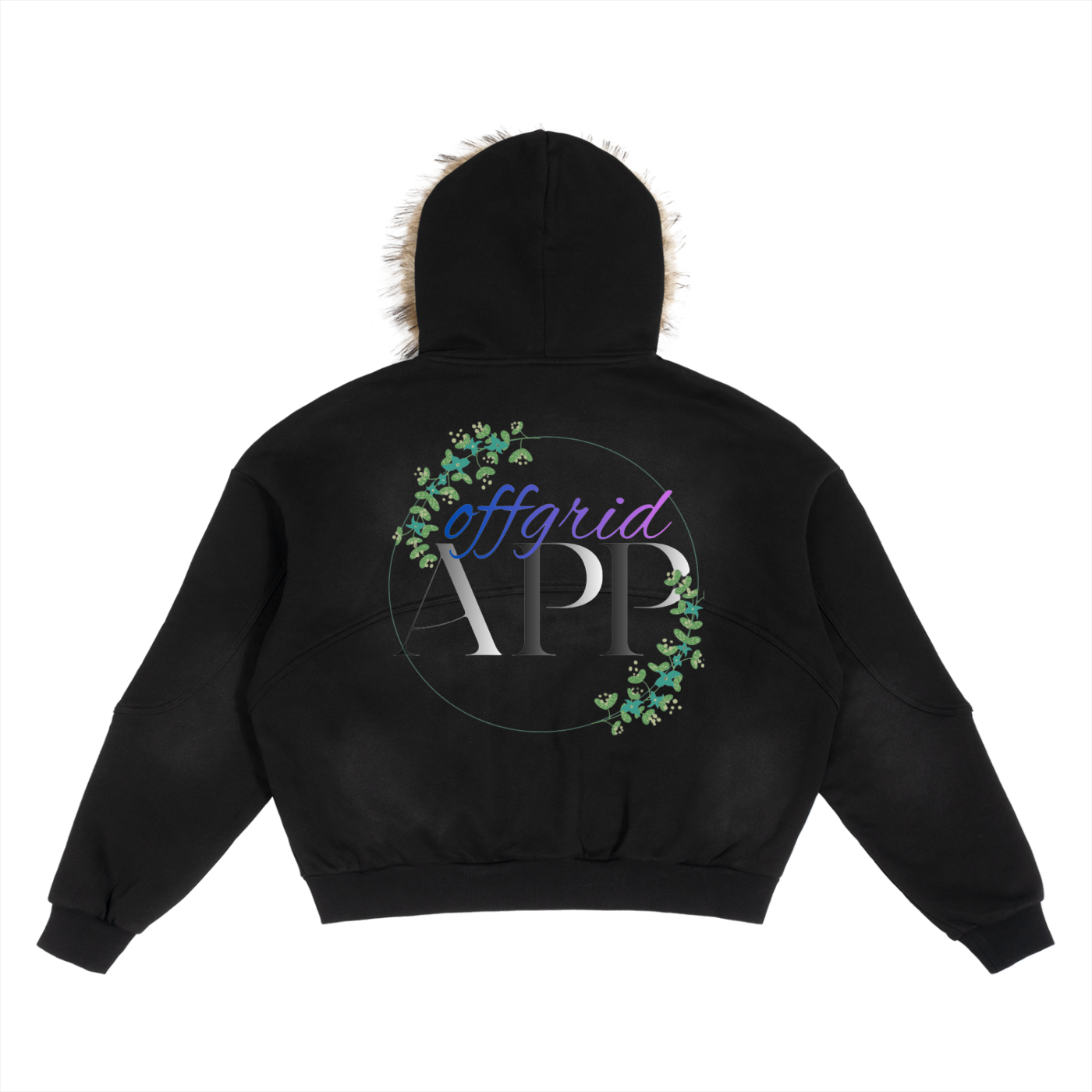 OffGrid Apparel Detachable Fur Hoodie