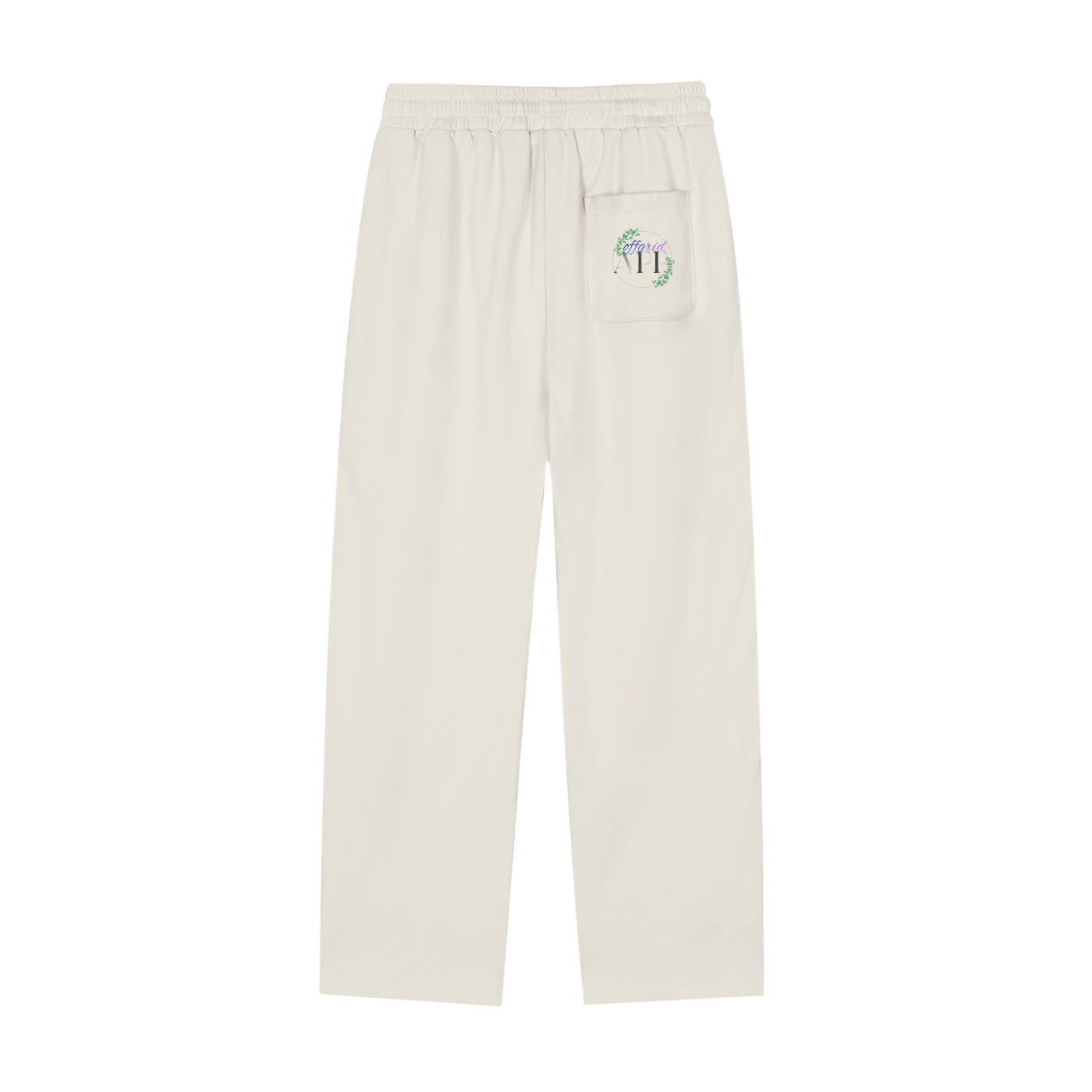 Reflection Striped Straight-Leg Sweatpants