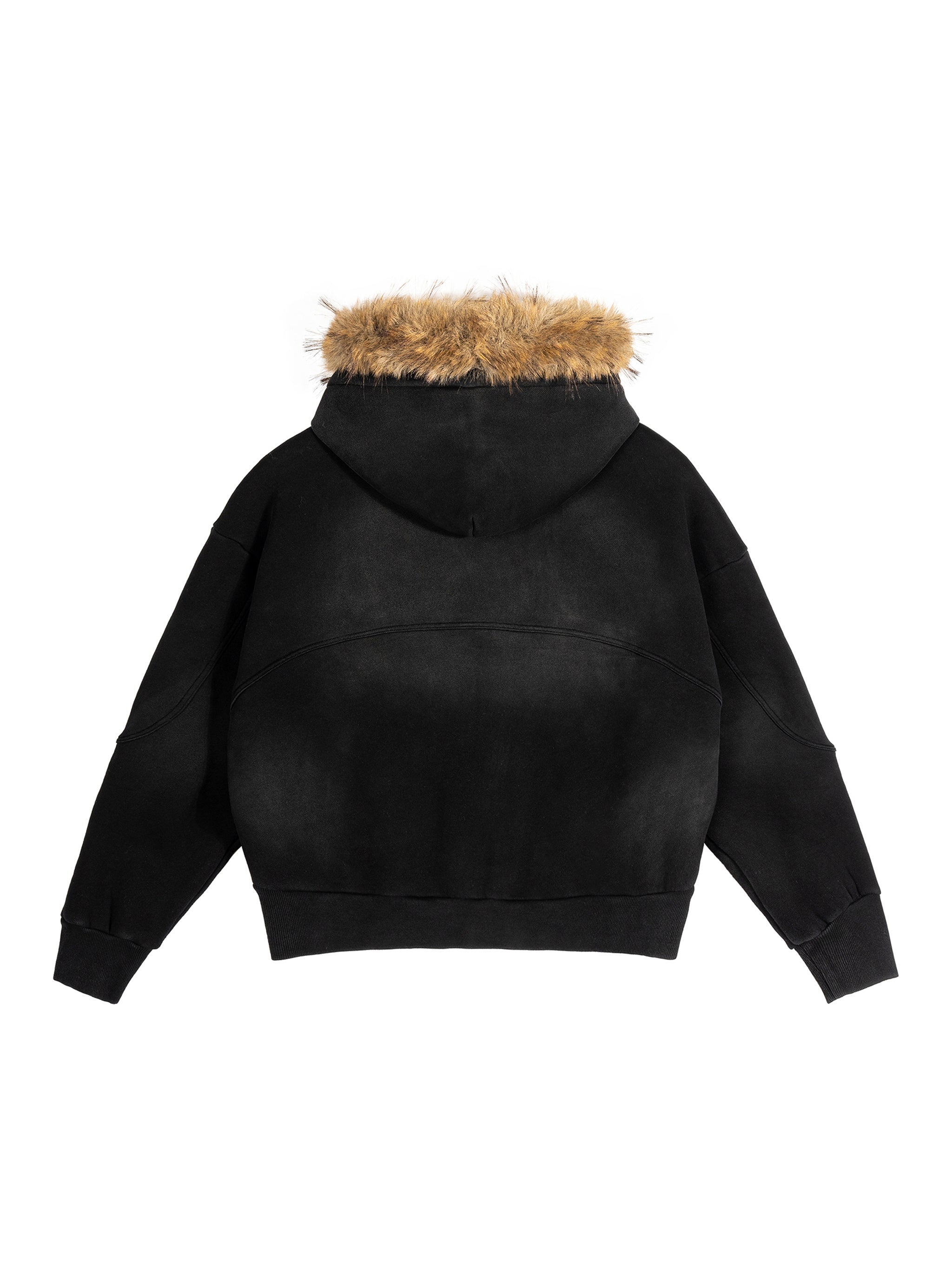 OffGrid Apparel Detachable Fur Hoodie